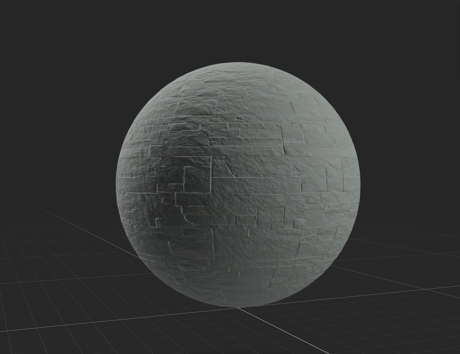 Scanned stone texture — sphere preview